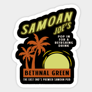 Samoan Joe's Sticker